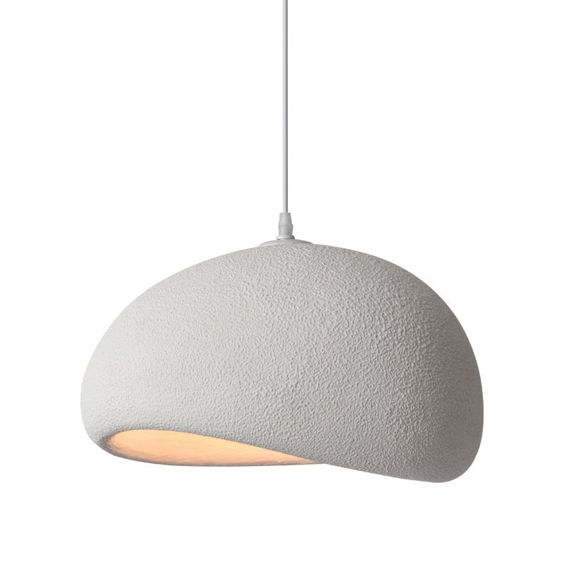 Japanese Style Wabisabi Style Polyethylene Pendant Light Creative Design Living Room Bedroom Chandelier Light