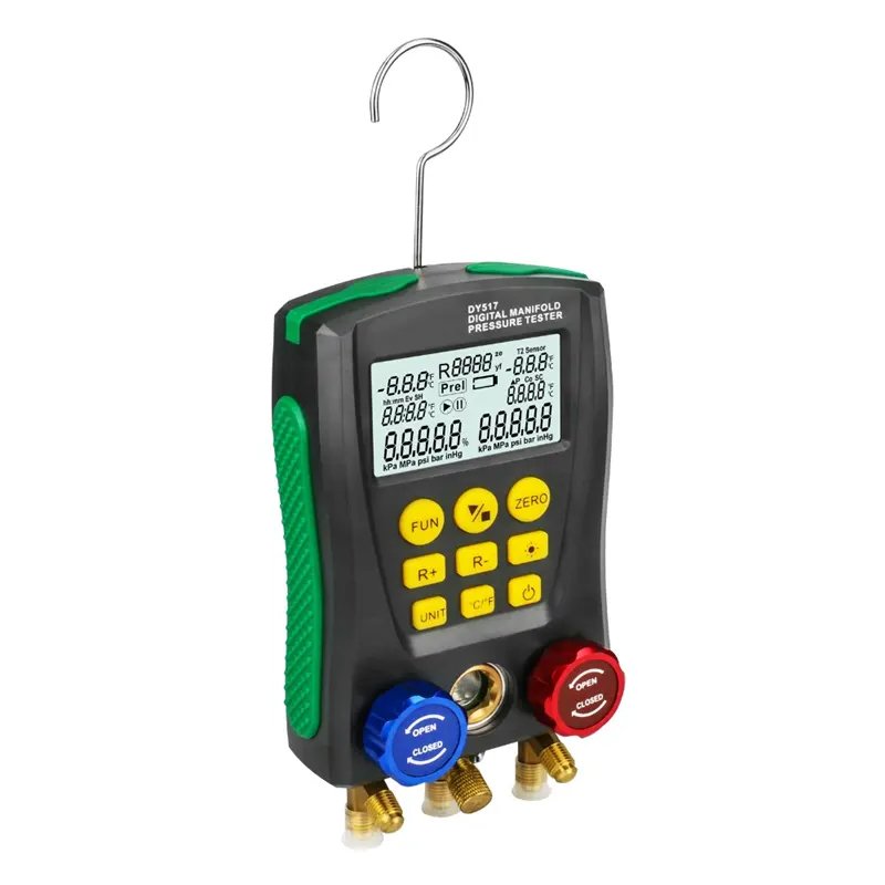DY517 Automobile Air Conditioner Fluoride Vacuum Pressure Gauge Liquid Fluoride Electronic Refrigerant Group Temperature Test