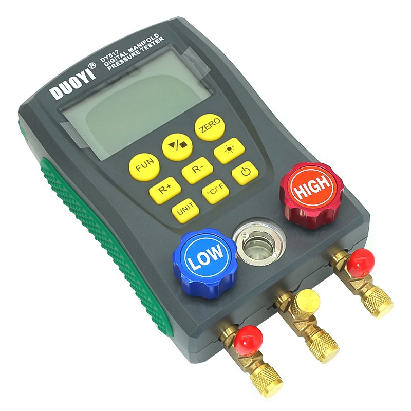 DY517 Automobile Air Conditioner Fluoride Vacuum Pressure Gauge Liquid Fluoride Electronic Refrigerant Group Temperature Test