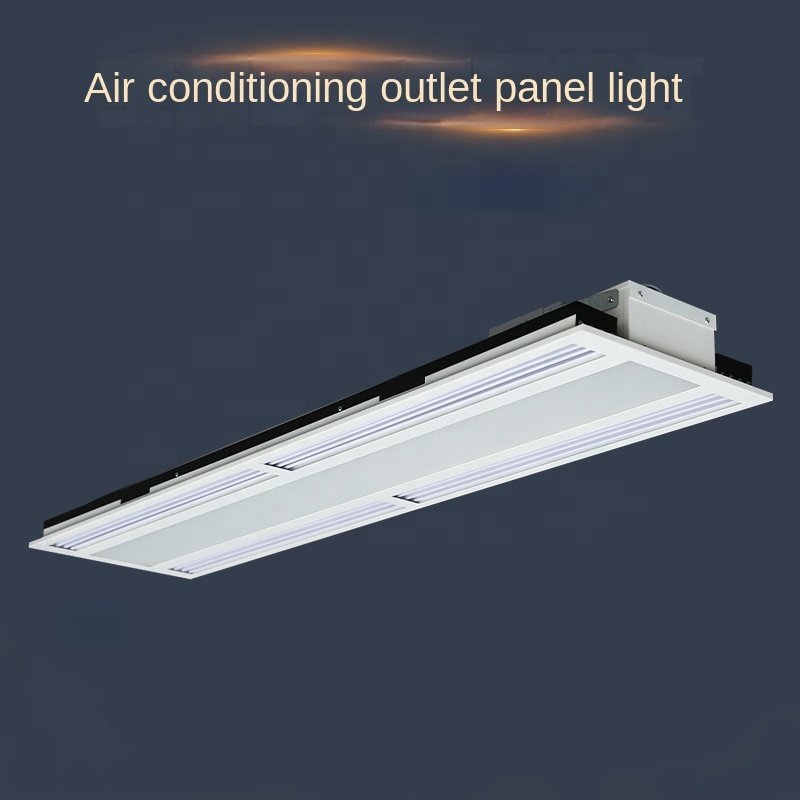 40W Recessed Backlit Troffer Panel Lights Grille Lamp Aluminum LED Panel Light IP65 Waterproof Air Conditioner Outlet Light