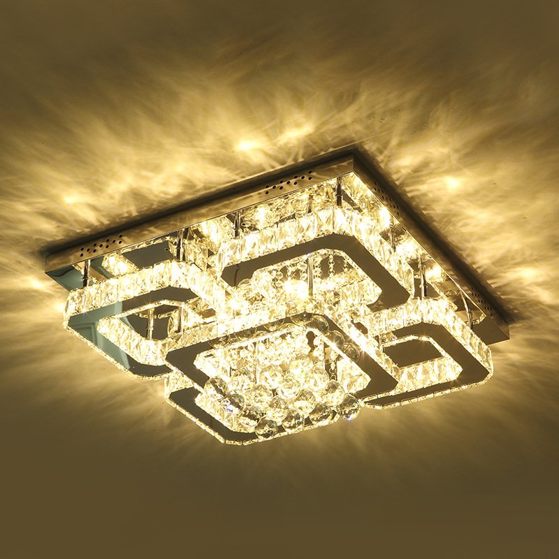 Interior Retro Surface Mount Moroccan Japanese Restaurant Modern Chandelier Led Crystal Ceiling Light Fixtures