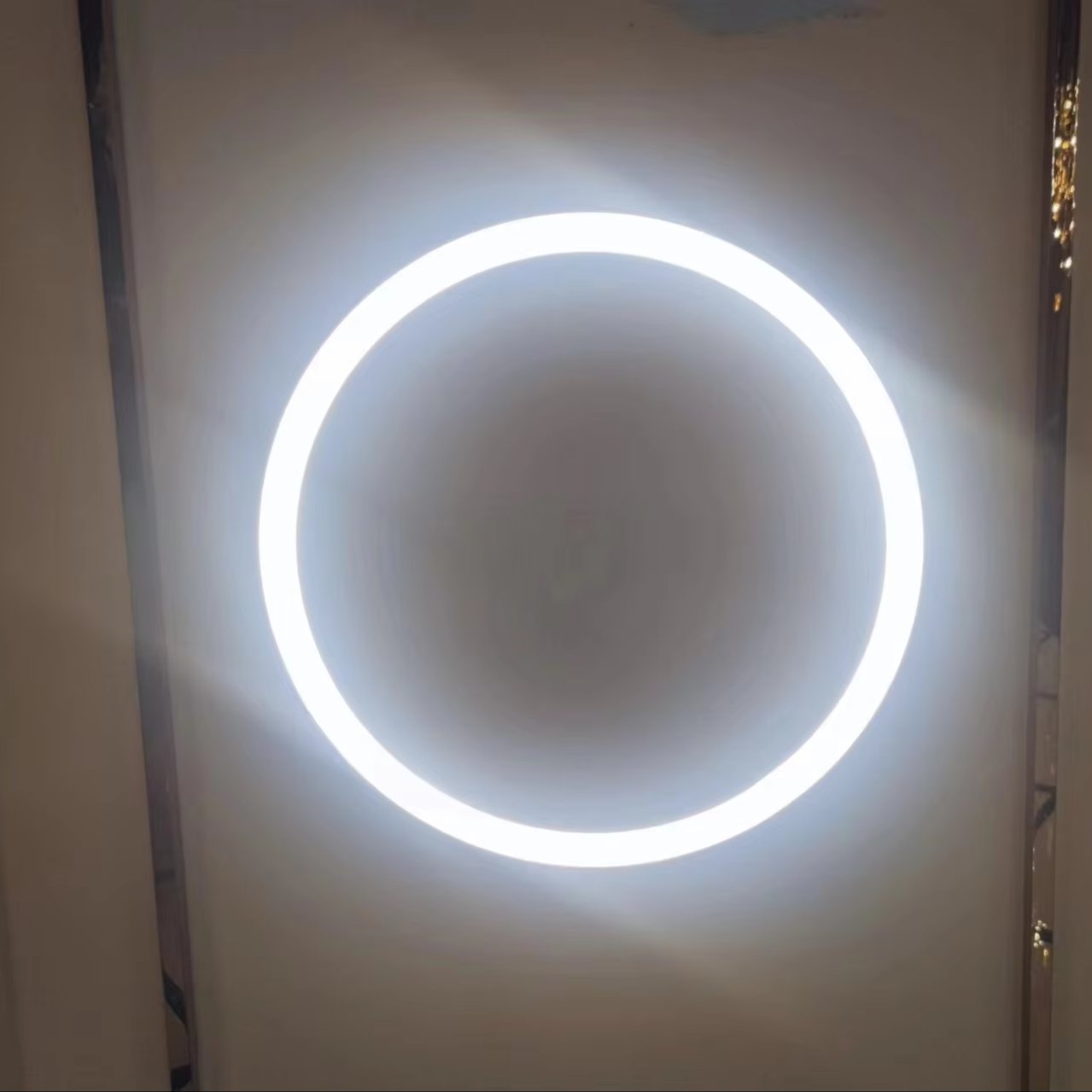 ECOJAS Wholesale Bending Aluminum Profile + Acrylic PMMA Diffuser with ETL Modern Circle Pendant Lamp Led