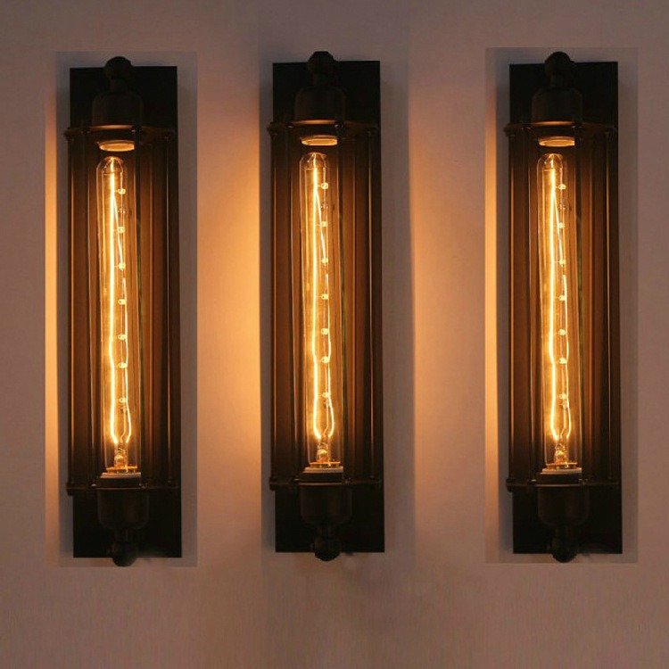 Waterproof Retro Industrial Pastoral Style Balcony Wall Lamp for Living Room bar Cafe Nordic Vintage Outdoor Wall Door Lamp