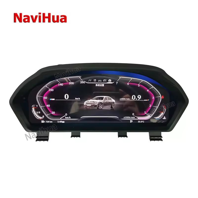 Navihua for BMW 3 Series F30 Car LCD Display Instrument Cluster Digital Speedometer with HUD 2013-2017 5 Series F10 2009-2016