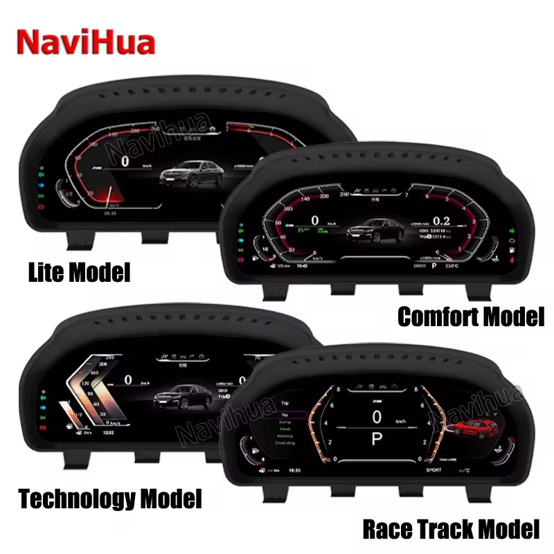 Navihua for BMW 3 Series F30 Car LCD Display Instrument Cluster Digital Speedometer with HUD 2013-2017 5 Series F10 2009-2016