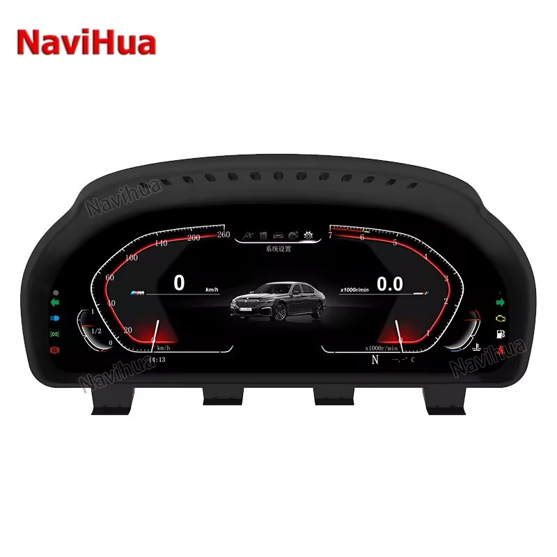 Navihua for BMW 3 Series F30 Car LCD Display Instrument Cluster Digital Speedometer with HUD 2013-2017 5 Series F10 2009-2016
