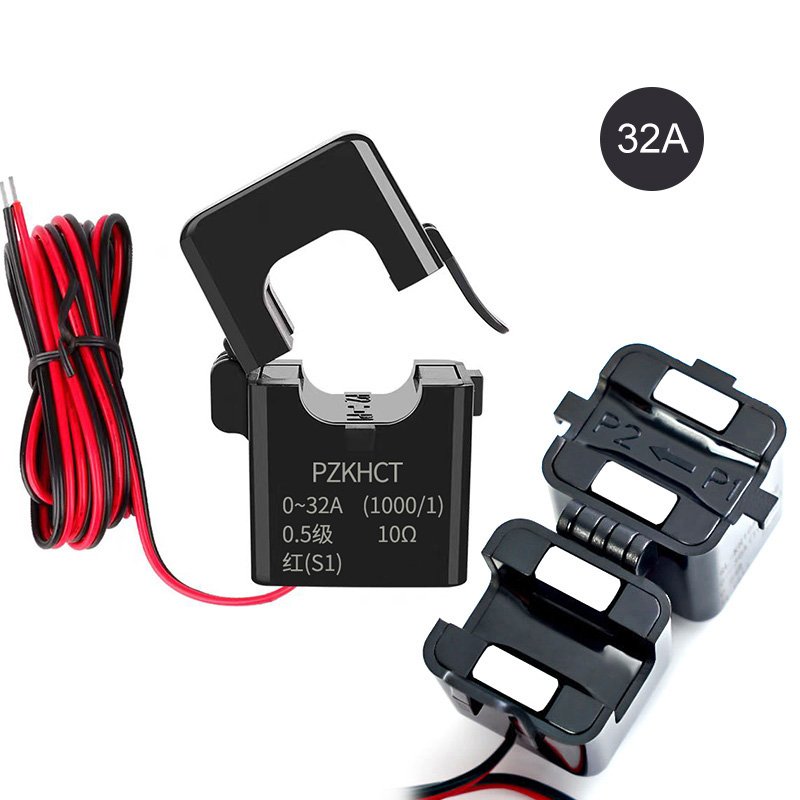 Factory Meters Smart Home Device Toroidal Coil CT Open CT AC Split Core CT Current Transformer Black Color