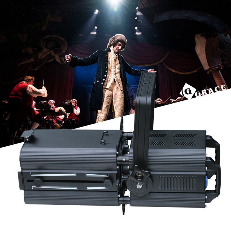 Igracelite 200w Zoom Led Theatre Profile Spot Rgbw 4in1 Fresnel Light
