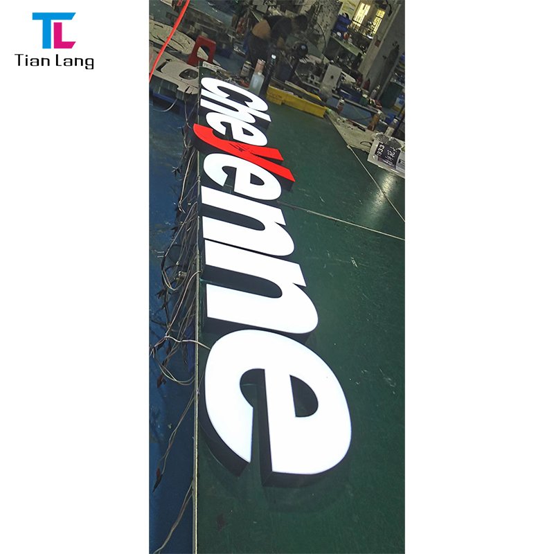 Custom LOGO Outdoor 3D LED Illuminated Sign Channel Letter Enseigne for Business Logo Luminous Letter