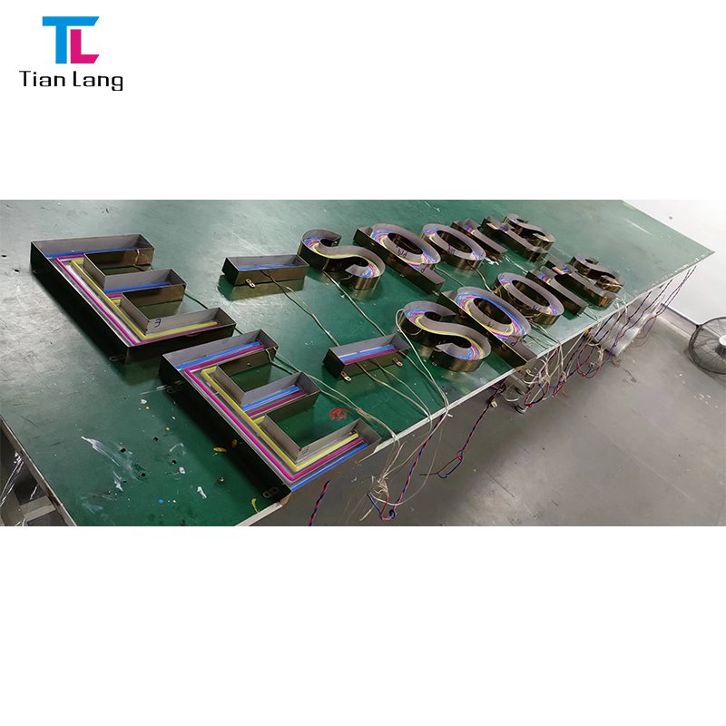 Custom LOGO Outdoor 3D LED Illuminated Sign Channel Letter Enseigne for Business Logo Luminous Letter