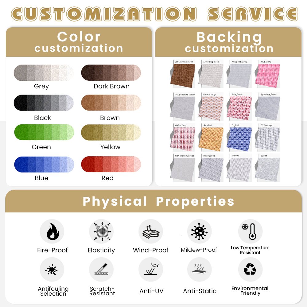 New Arrival Embroidery Foam Pvc Rexine Leather for Car Upholstery, Diamond Sponge Quilted Faux Leather for Auto Floor Mats