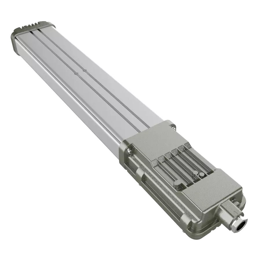 ATEX LED Linear Light Industrial 20-60W Explosion Proof Linear Light With Emergency Function