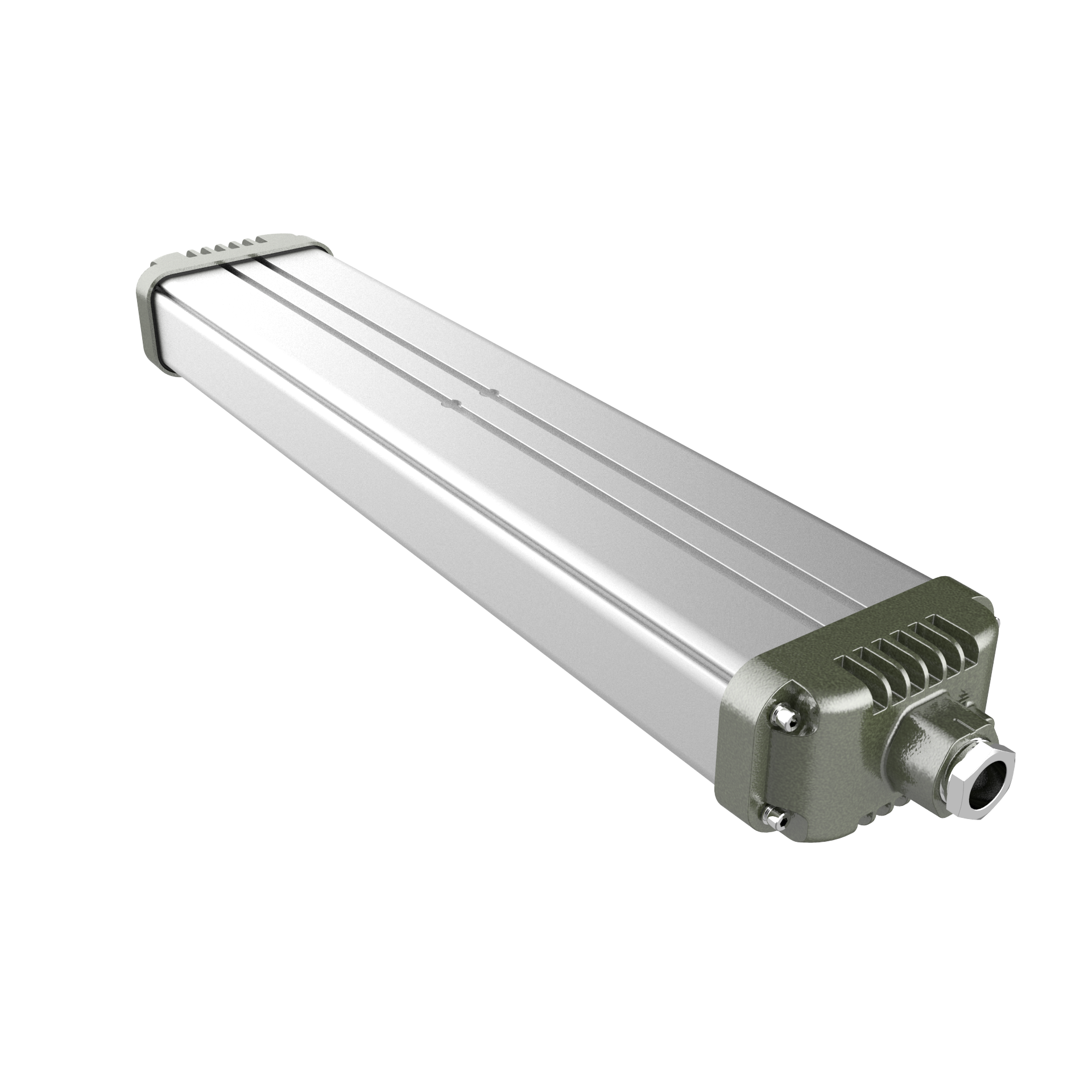 ATEX LED Linear Light Industrial 20-60W Explosion Proof Linear Light With Emergency Function