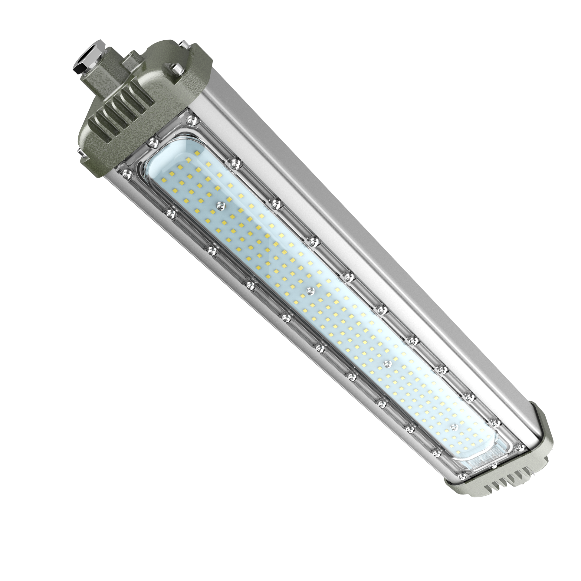 ATEX LED Linear Light Industrial 20-60W Explosion Proof Linear Light With Emergency Function