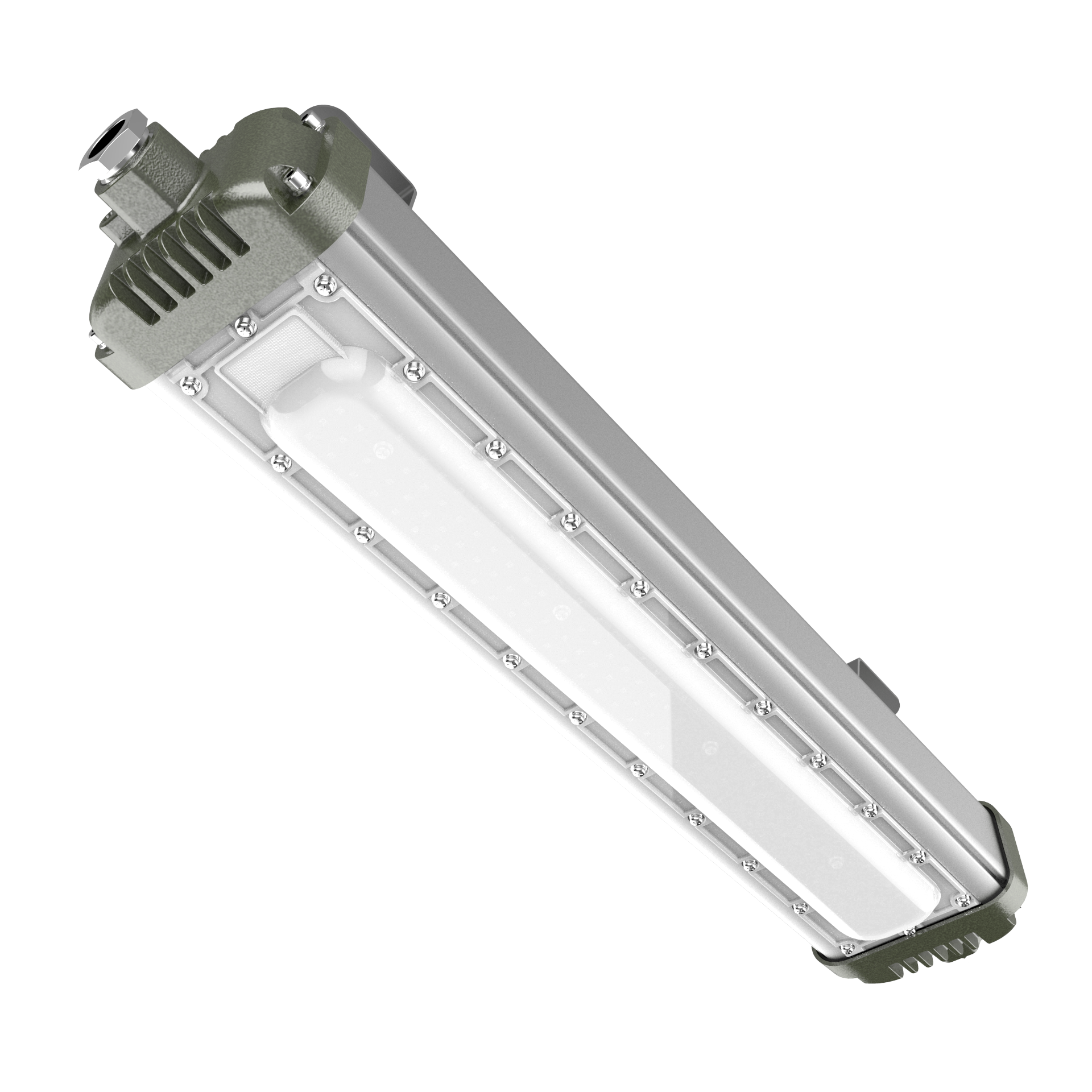ATEX LED Linear Light Industrial 20-60W Explosion Proof Linear Light With Emergency Function