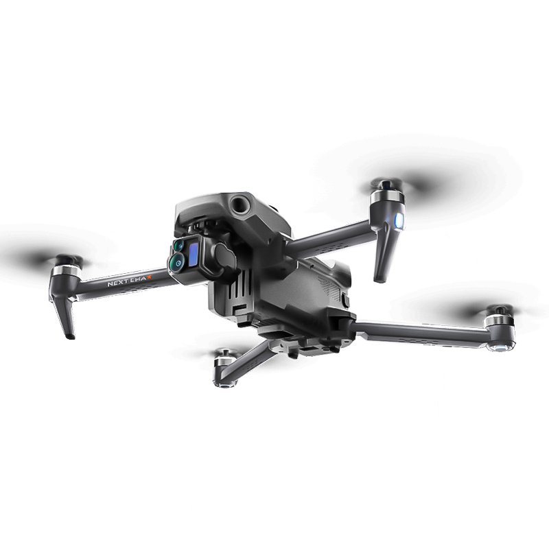 P7 Max 4K 30fps WiFi Remote Control Drone 3-Axis Brushless Gimbal Laser Obstacle Avoidance Long Range 7 Inch Digital SD