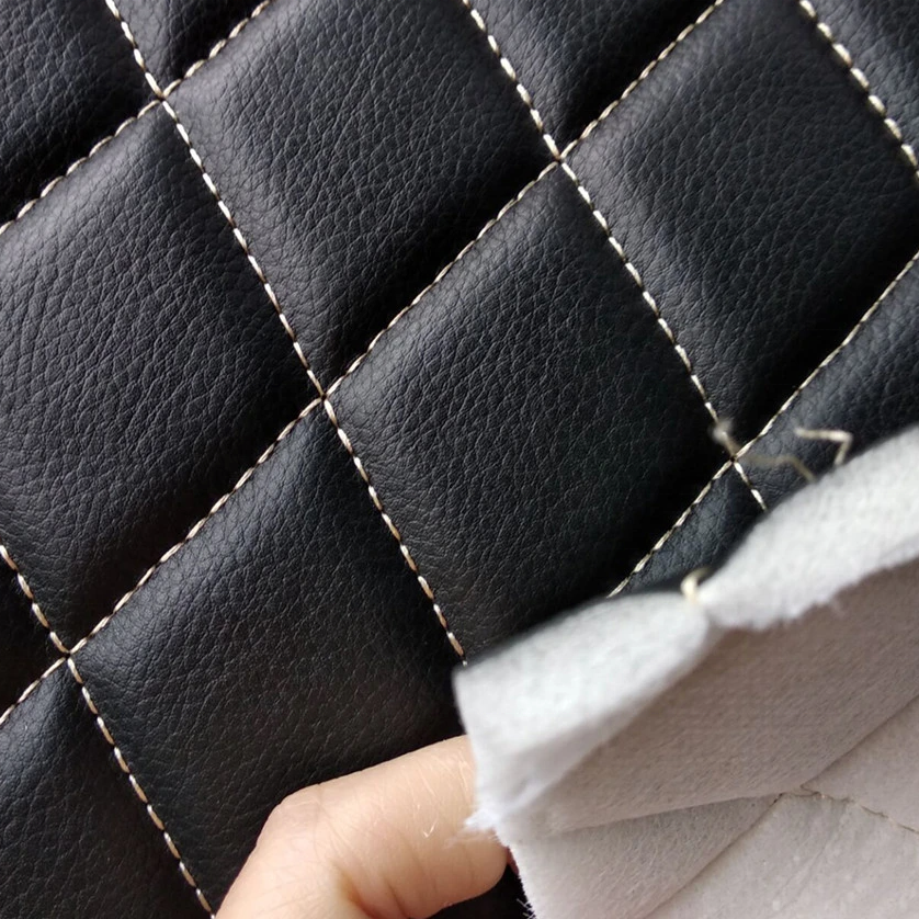 Premium Embossed Microfiber Car Seat Soft Synthetic PVC Polyurethane Leather Non-Slip Oxford Fabric Waterproof PU Leather Film