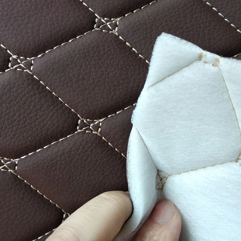 Premium Embossed Microfiber Car Seat Soft Synthetic PVC Polyurethane Leather Non-Slip Oxford Fabric Waterproof PU Leather Film