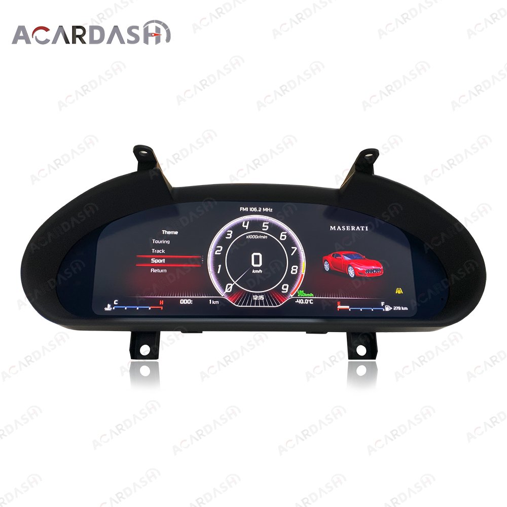 ACARDASH Newest Version Digital Cluster for Maserati GC Granturismo GT Quattroporte 2007-2020 LCD DashboardInstrument CockPit