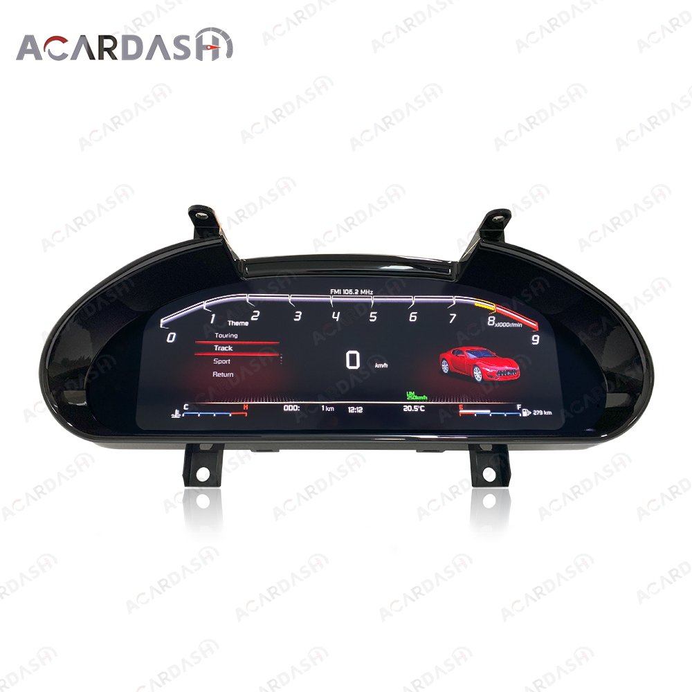 ACARDASH Newest Version Digital Cluster for Maserati GC Granturismo GT Quattroporte 2007-2020 LCD DashboardInstrument CockPit
