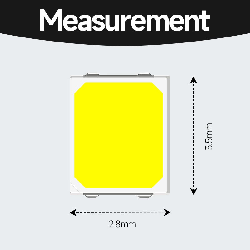 SMD 2835 LED 2.6V-2.8V High Efficiency 2835 Luminous 245lm/w Smd Led Chip 2835 3V 1W 180lm 2700-6500k Led Chip