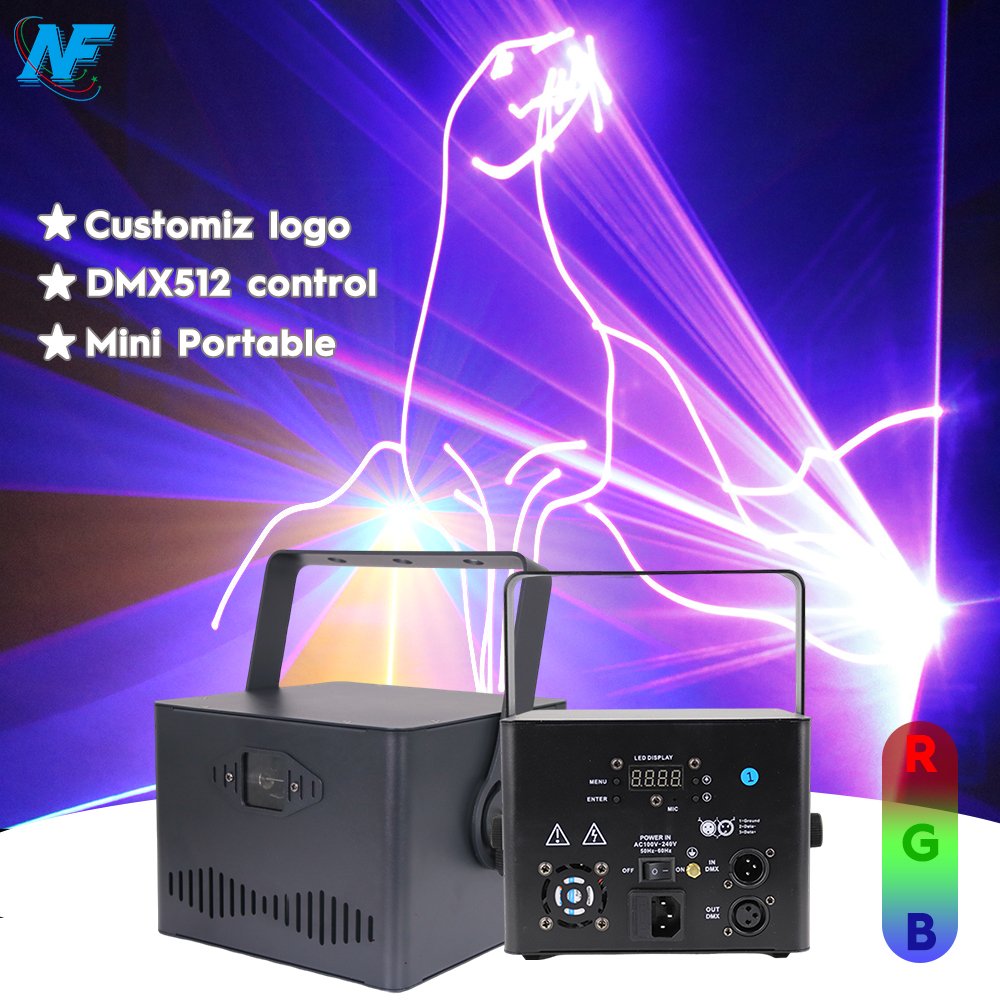 T2 5W RGB Animation Laser Light Show Stage Laser Light for Dj Disco Night Club Event