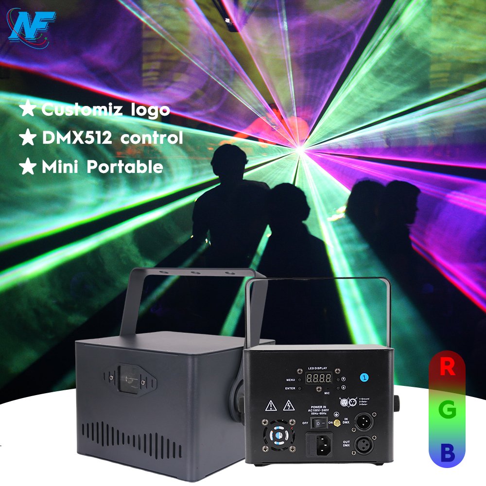 T2 5W RGB Animation Laser Light Show Stage Laser Light for Dj Disco Night Club Event