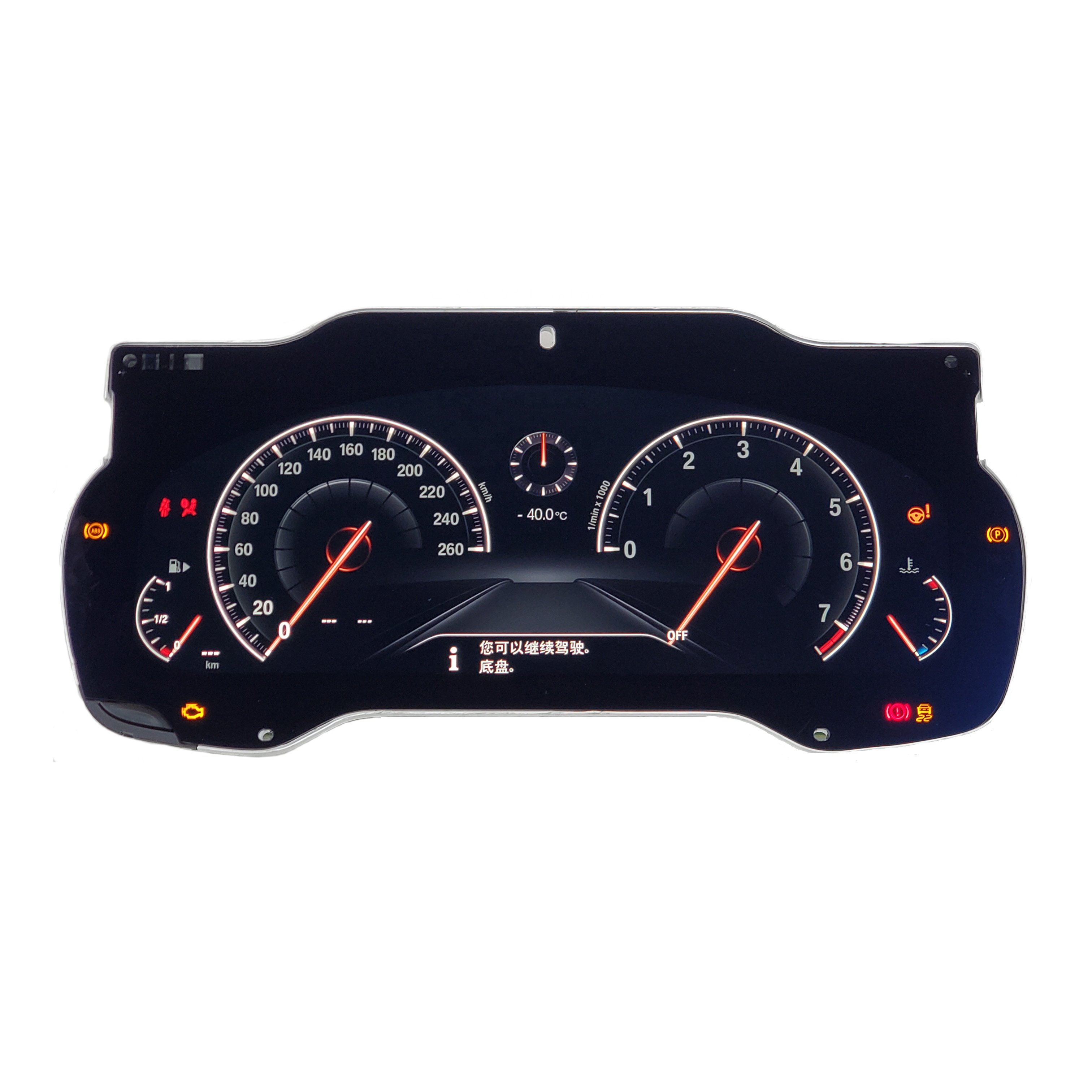 6WB 5 Series G30/g38 12.3 Inch Instrument Cluster Car LCD Display Speedometer Auto Meter