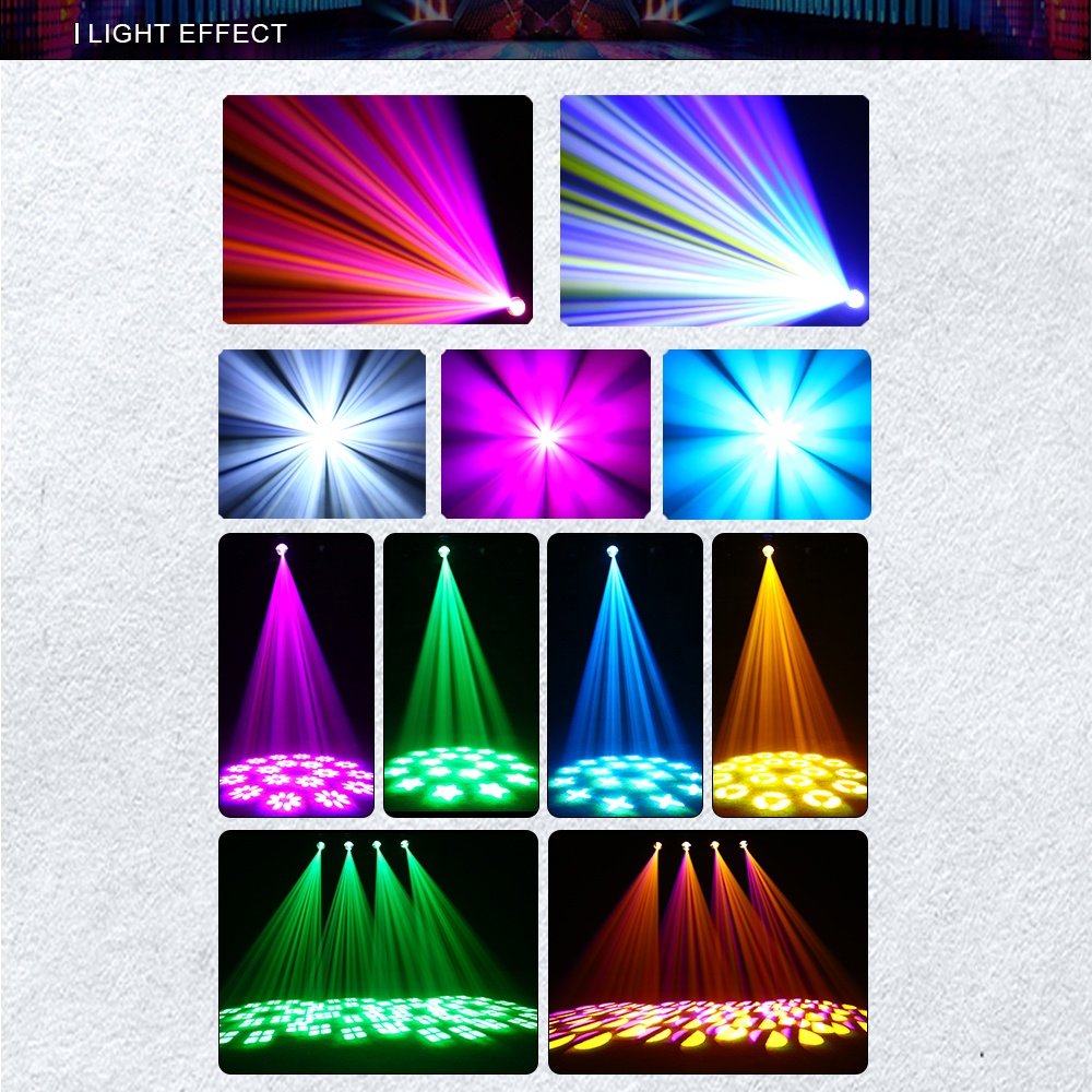 Professional Mini 150W Cabeza Movil Gobo Spot DMX Lyre Beam Light NightClub Party Event Bar Stage Dj Light Moving Heads Light