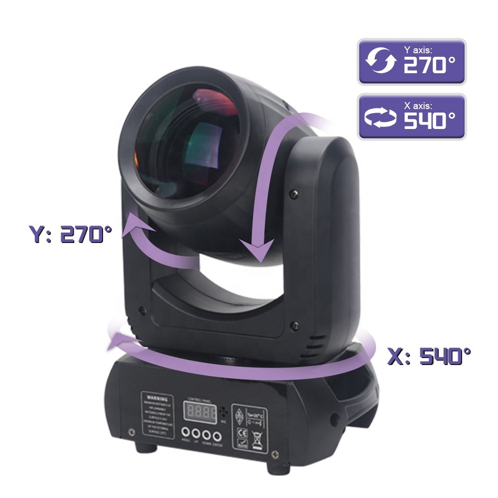 Professional Mini 150W Cabeza Movil Gobo Spot DMX Lyre Beam Light NightClub Party Event Bar Stage Dj Light Moving Heads Light