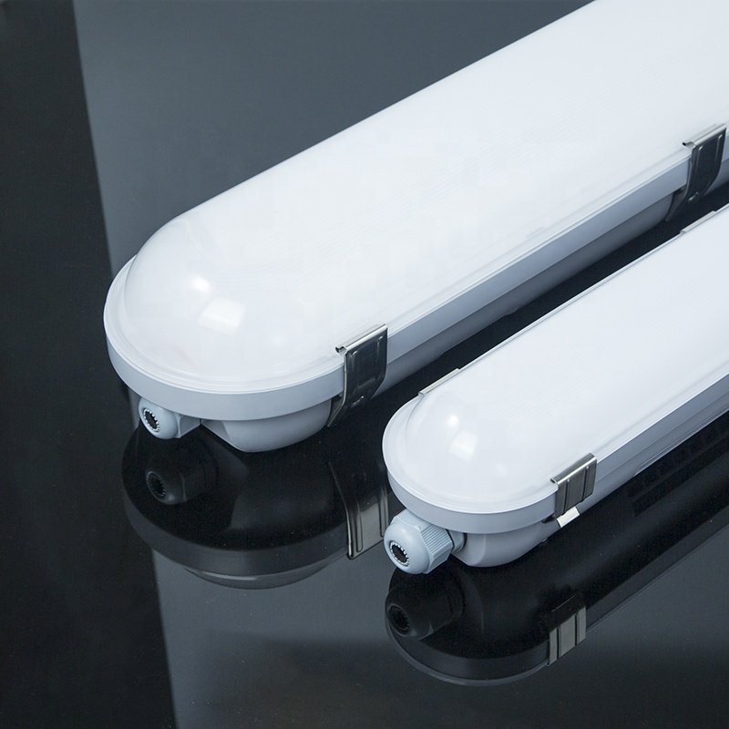 IP65 Moisture-proof Tri-proof Light with Motion Detector Luminaire Warehouse Led Emergency Light 7.5W Waterproof Batten Lamp