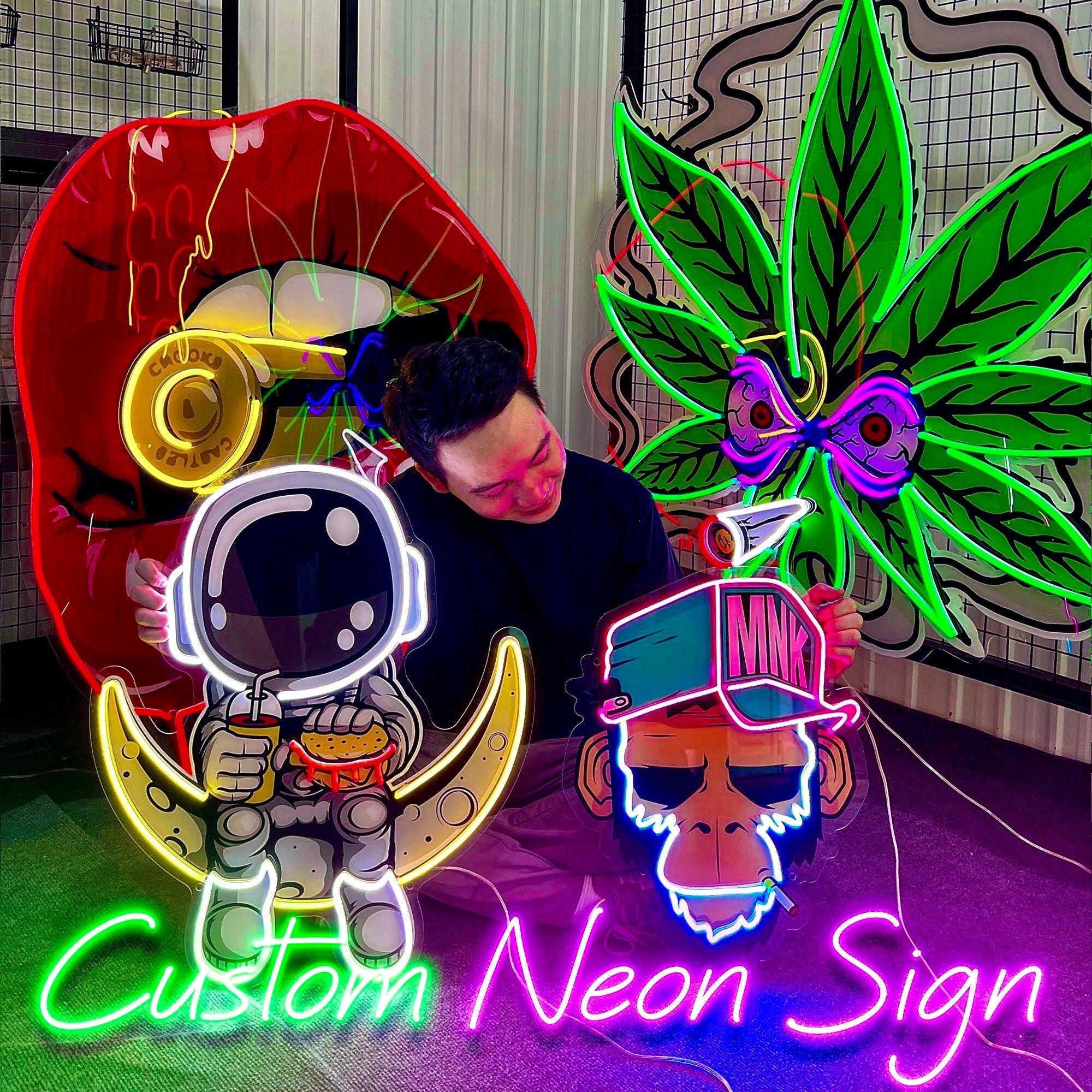 Custom Neon Sign Personalized Light up Name Sign Large Led Light Business Logo Customizable Neon Signs for Wall Decor