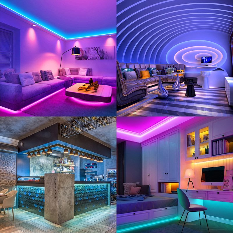 DC24V 864LEDs/m COB LED Tape Color Changing RGB RGBW COB LED Strip Light for Bedroom Living Room Home Indoor Decoration