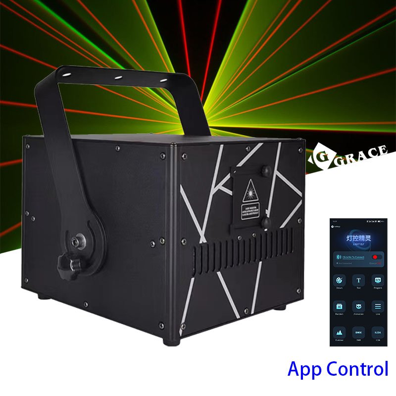 Igracelite 10w App Control Laser Light Projector Projection Laser Light for Dj Night Club Party Disco Show