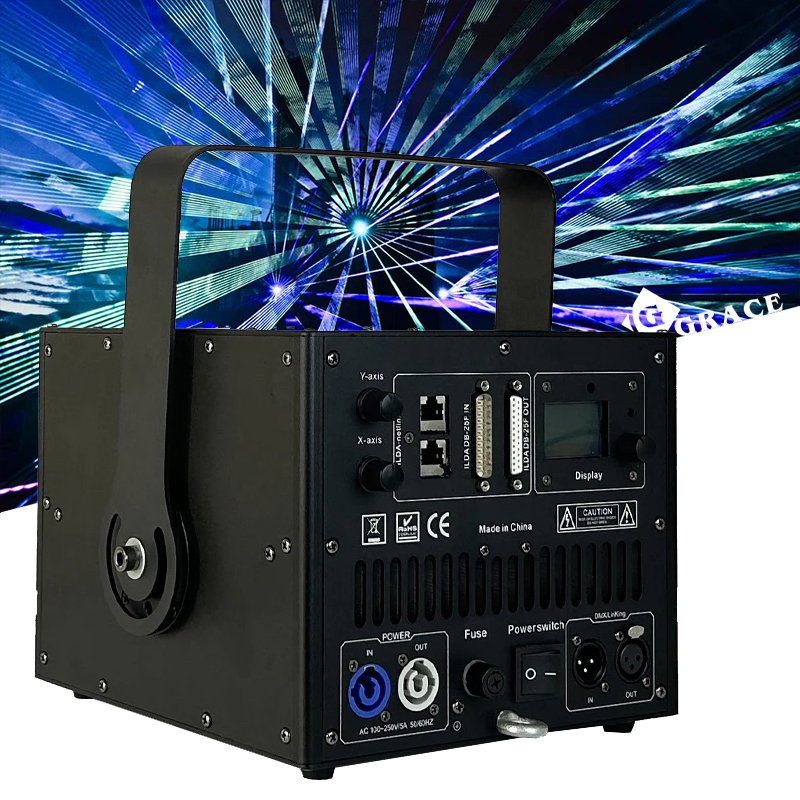 Igracelite 10w App Control Laser Light Projector Projection Laser Light for Dj Night Club Party Disco Show