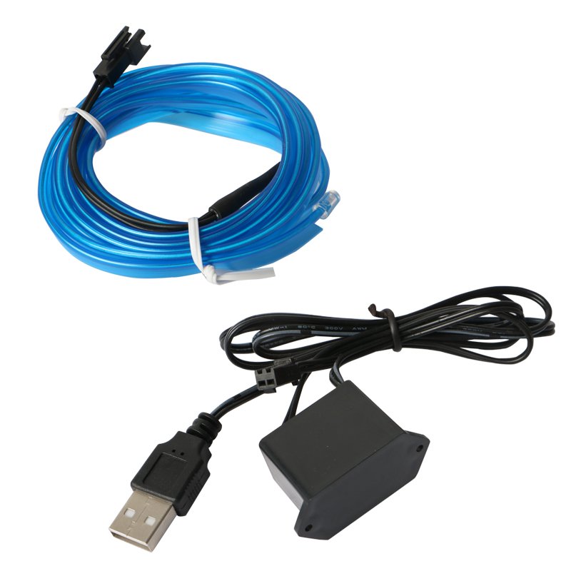 A60 Factory Wholesale New EL Cold Light Line LED Strip Decorative Lamp for Car Interior Ambient Light Auto Light Accessories