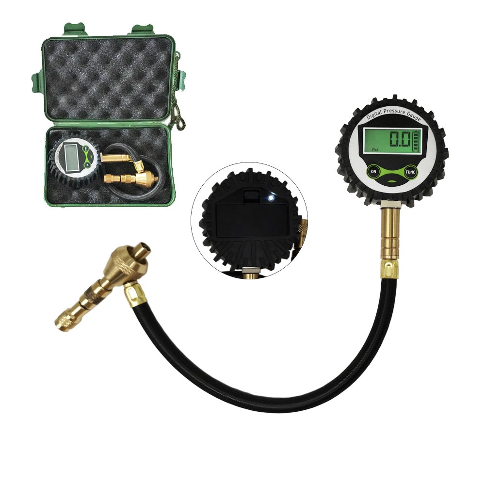 Godeson Digital Truck Bike Car Tire Pressure Gauge Inflator psi