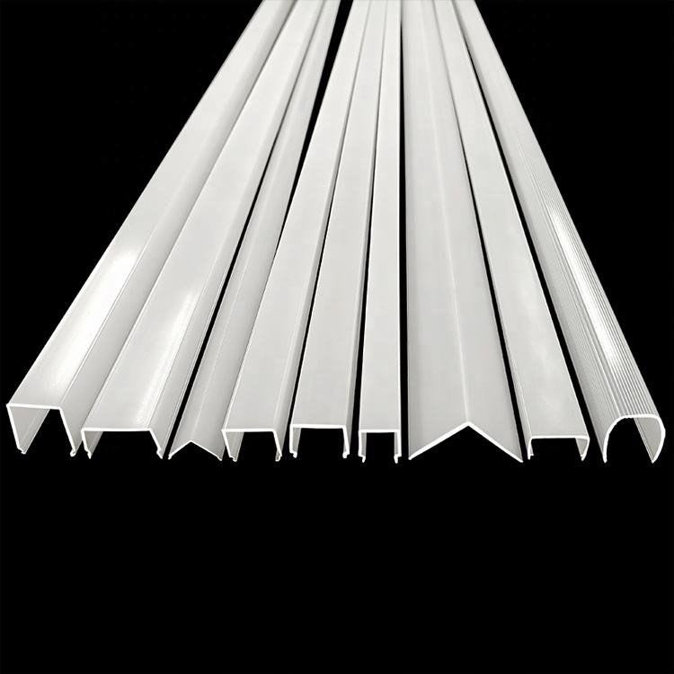 Custom Modern Frosted Plastic Diffuser Lamp Cover Polycarbonate PC Acrylic PMMA PVC Lamp Shade for LED Profile Lampshade