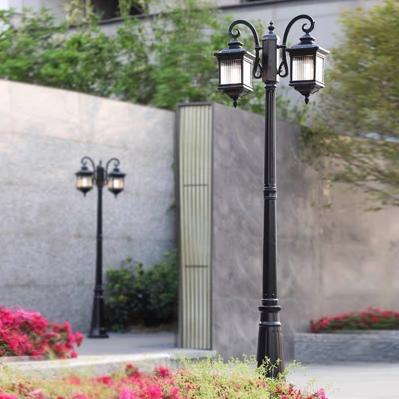 Modern Outdoor Waterproof Garden Light Pole 15W 30W Garden Lamp Post Outdoor for Outdoor Garden Landscaping Decorative