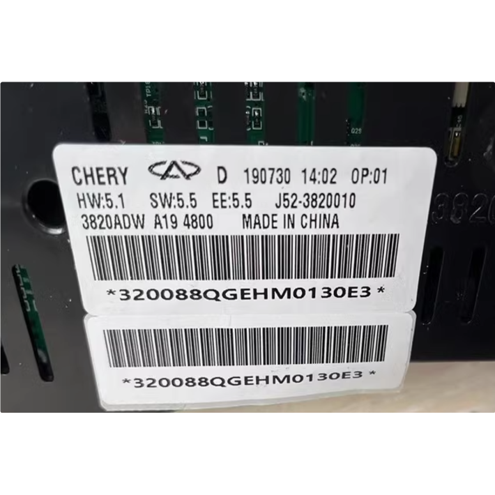 Car Instrument Cluster Combination Instrument Panel J52-3820010 LCD Screen Water Temperature Speed Mileage Meter for Chery E3