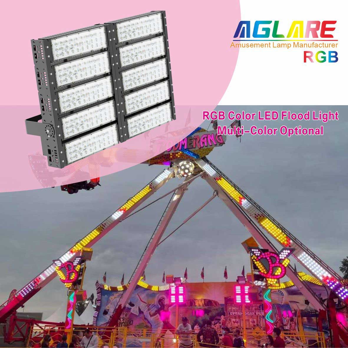 Aglare Dmx Control Led Flood Light 500W Outdoor Rgbw 500W Led Flood Light