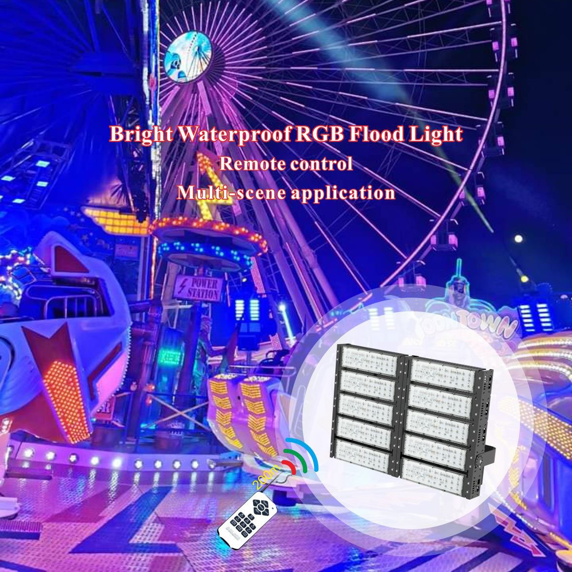 Aglare Dmx Control Led Flood Light 500W Outdoor Rgbw 500W Led Flood Light