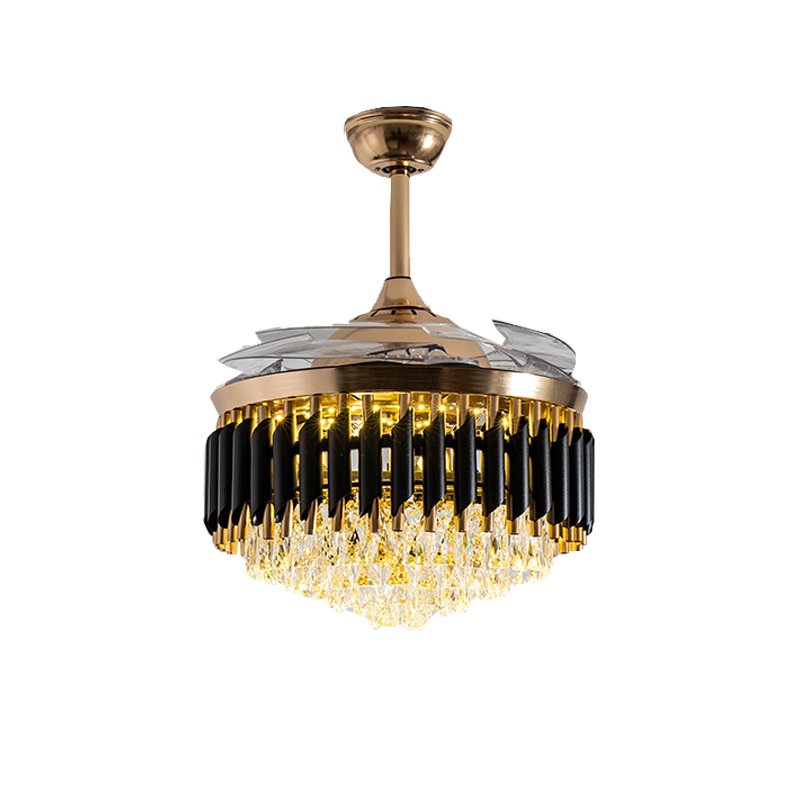Luxury Ceiling Fan Led Wireless Connection Audio Invisible Fan Blade Fan