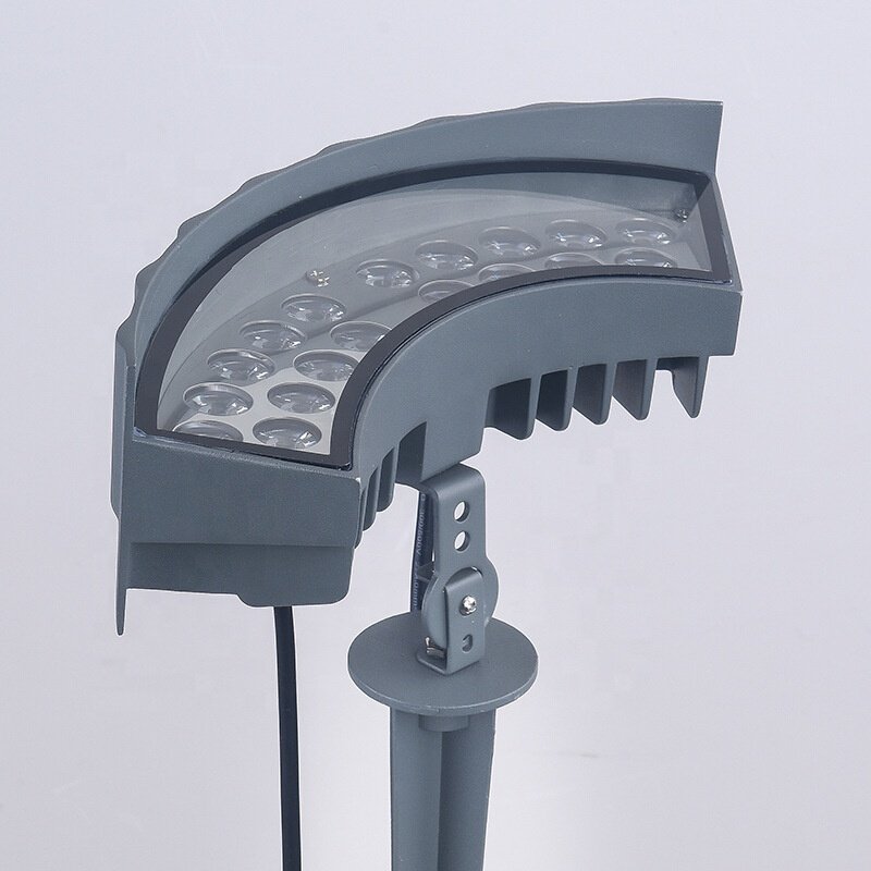 18W IP65 Waterproof Outdoor LED Spot Light Warm White Aluminum Tree Lamp Ring RGB AC Power Supply for Garden Hug Tree Light