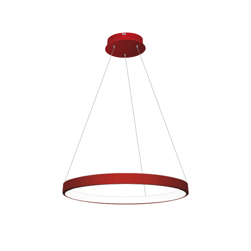 ECOJAS Wholesale Bending Aluminum Profile + Acrylic PMMA Diffuser with ETL Led Pendant Light Ceiling Pendant Lamp