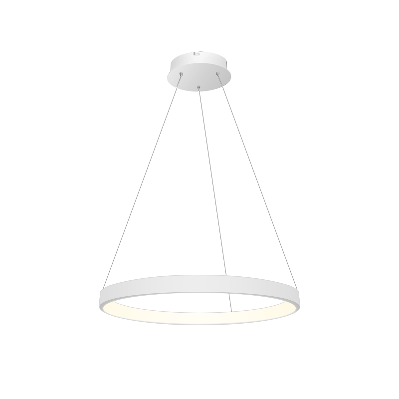 ECOJAS Wholesale Bending Aluminum Profile + Acrylic PMMA Diffuser with ETL Led Pendant Light Ceiling Pendant Lamp