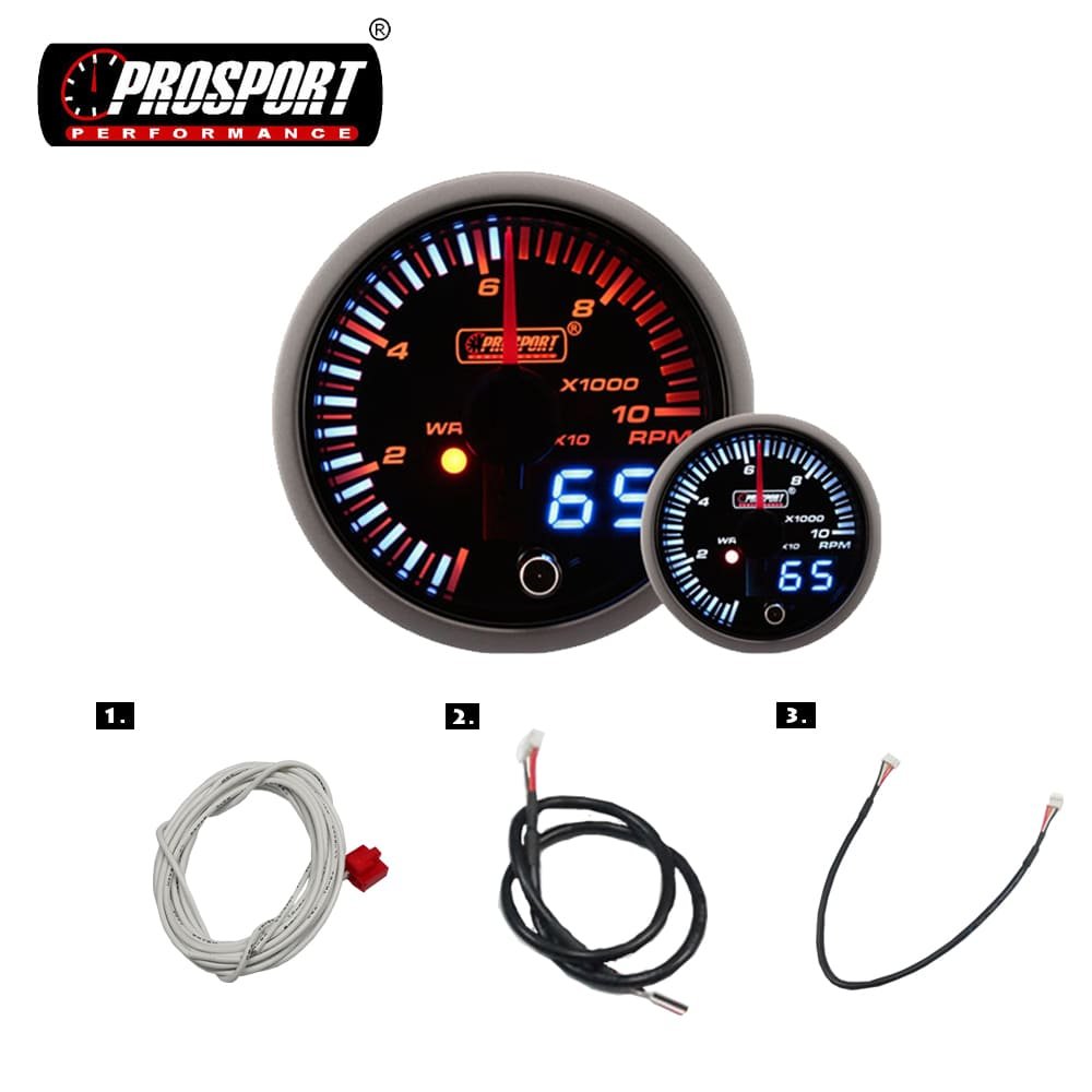 52mm Japanese Quality Digital Tachometer Auto Meter RPM Gauge for Car