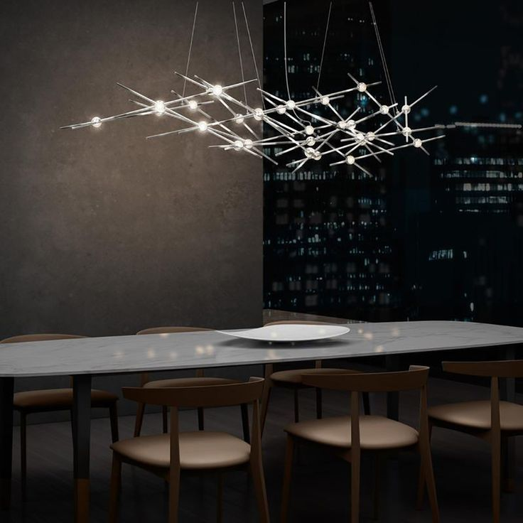 Ecojas Customize Constellation Ursa Minor Pendant Light in White/Silver