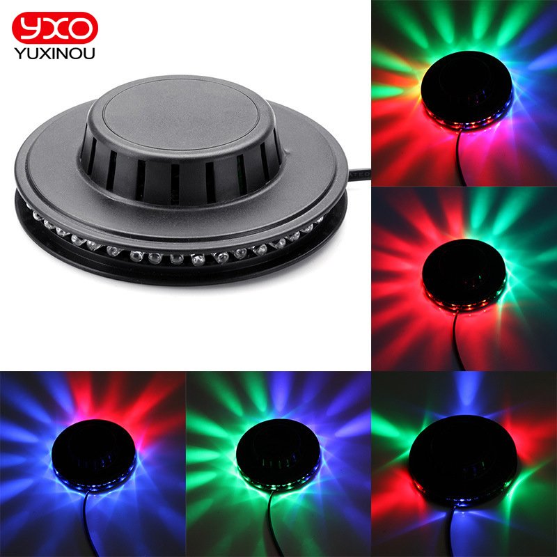 Professional Portable Dj Stage Lights Disco Dj Lighting Equipment 8w RGB Led Party Bar UFO Stage Light