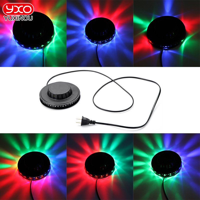 Professional Portable Dj Stage Lights Disco Dj Lighting Equipment 8w RGB Led Party Bar UFO Stage Light